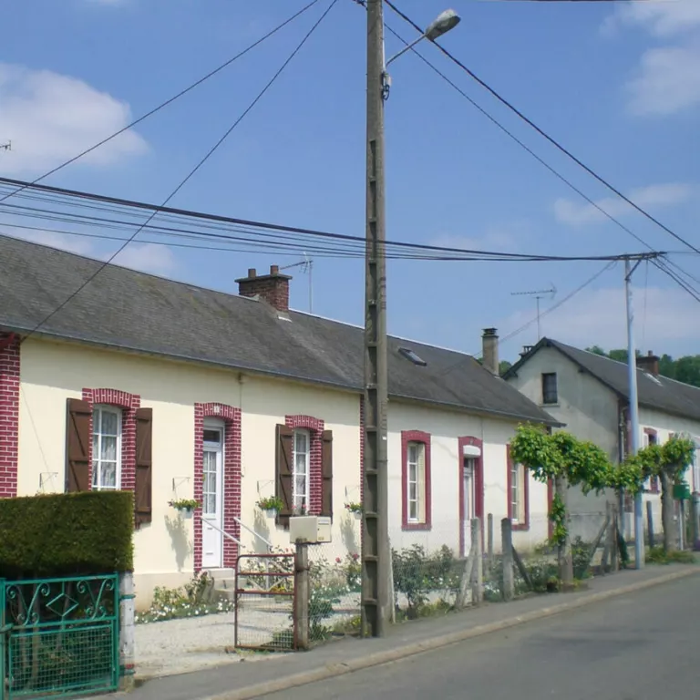 Rue d'une cité minière
